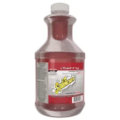 Sqwincher 159030321 Liquid Concentrate 64 oz. Bottle Yields 5 gal Cherry Place Order