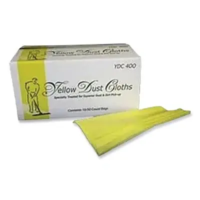 Mercantile Development 2424200 Disposable Dust Cloth 23 in L x 24 in W Oil Treated Rayon Yellow Time-Limited