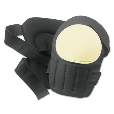 In Demand CLC Custom LeatherCraft V230 Plastic Cap Swivel Knee Pads Hook-and-Loop Black White Cap