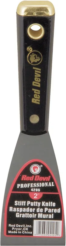 Red Devil 4205 2 Inch Stiff Putty Knife Silver Big Sale