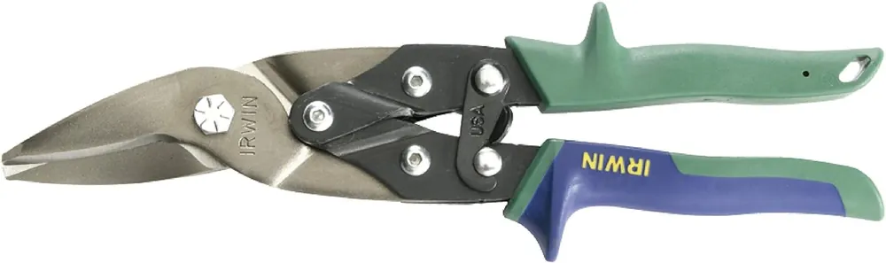 IRWIN 2073112 Tools Aviation Snips Right & Straight Cut Fan Favorite