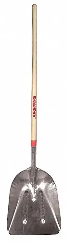Razor-Back 53127 Scoop Shovel Long Handle Wood Aluminum 18 inch Same Day Shipping