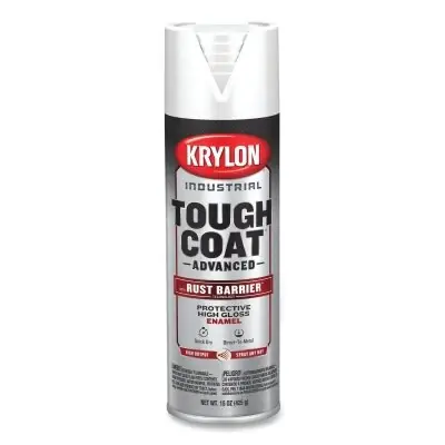Hot Picks Krylon K00929008 Tough Coat Advanced with Rust Barrier Technology Spray Paint 15 oz White Gloss