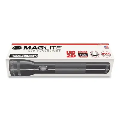 MAG-LITE S2D015 Standard Flashlight 2 D 27 Lumens Black Trending