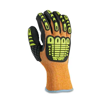 Buy Online MAPA Professional 530011 Cut Resistant Gloves Exonit Plus 530 Size 11 Orange Nitrile Grip Cut A2