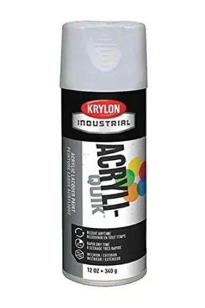 Direct From Factory Krylon K01502A07 Acryli-Quik Acrylic Lacquer 12 oz Flat White