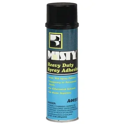 New Release Misty 1002035 Heavy-Duty Adhesive Spray 12 oz Aerosol Can