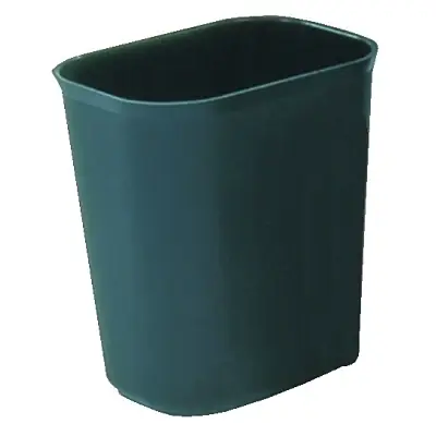 While Supplies Last Rubbermaid Commercial FG254300BLA Fire Resistant Wastebasket 28 Quart Fiberglass Black