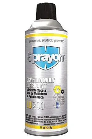 Sprayon SC0200000 Dry Moly Lubricant Aerosol Can 16 oz Professional Grade