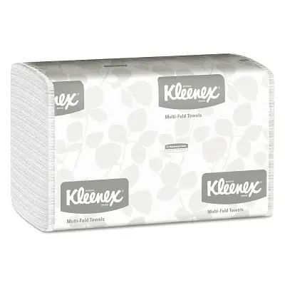 Best Price Kimberly-Clark Professional 1890 Kleenex Towels White Multi-Fold 9.2 in W x 9.4 in L 150 Sheets per Pack 16 Packs per Case