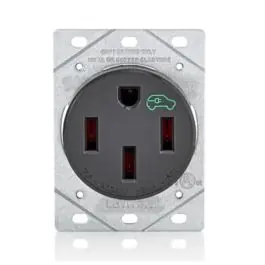 Markdown Leviton 1450R 50A 3P4W EV Charging Receptacle 125/250V
