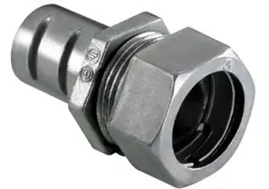 Next Day Delivery Bridgeport 581-DC EMT/FMC Coupling Combination, Zinc Die Cast, 1/2 Inch