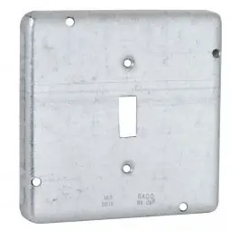 RACO 870RAC 4-11/16 Square Exposed Work Cover, 1 Toggle Switch Holiday Sale