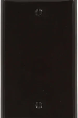 Leviton 80714 Blank Wallplate 1 Gang Standard Size Thermoplastic Nylon Brown Exclusive Offer