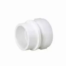 Buy Direct MUEL 06393 PVC DWV Male Trap Adapter with Nut, 1-1/2 Inch, Spigot x Slip Joint End