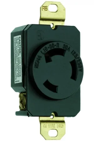 Get Yours Pass & Seymour L1030R receptacle LKG 125/250VAC 20A 3 3