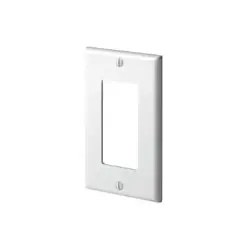 Leviton 80401-NI 1-Gang Decora/GFCI Device Wallplate, Standard Size, Thermoplastic Nylon, Device Mount, Ivory Limited Offer