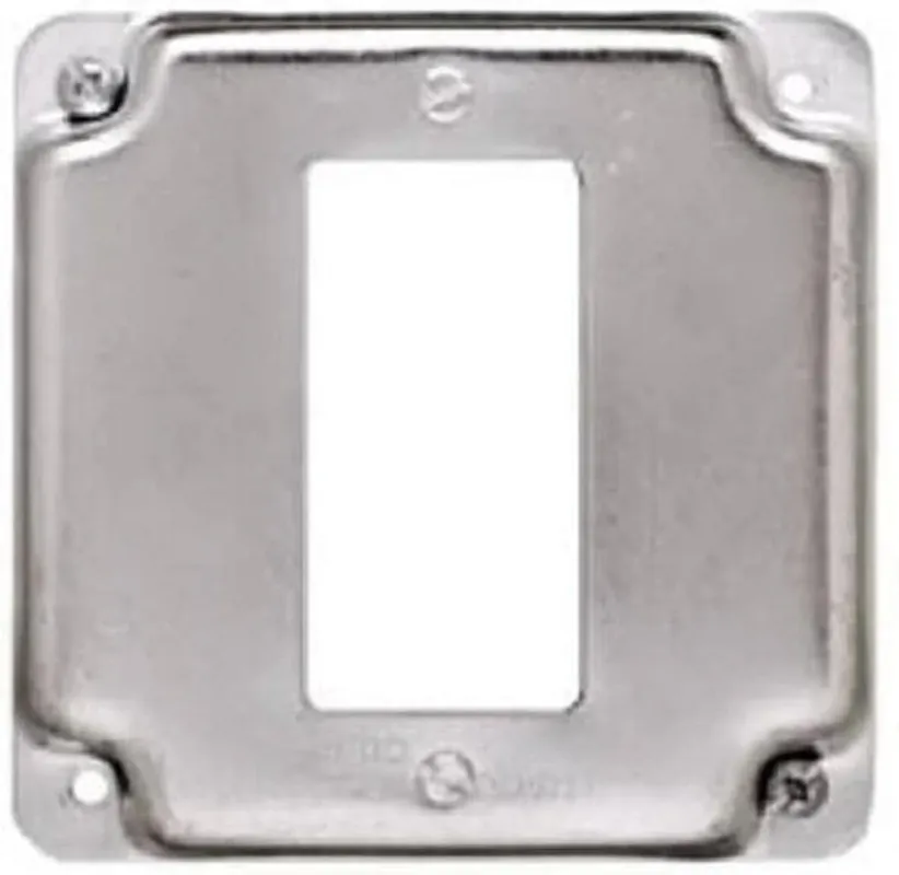 Raco 808C 4 Square 1 GFI Recep Cover Same Day Shipping