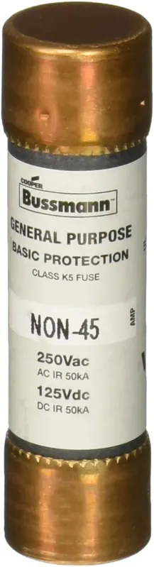 Bussmann NON-45 Buss One Time Fuse 45A Pack of 1 Reduced Price