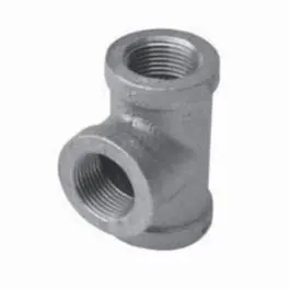 Deal Ward B.BMT TEE PIPE 1/4IN FNPT 150LB MI BK DOM TEE
