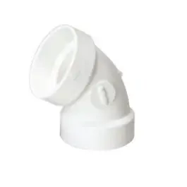 Brand New MUEL 05897 PVC DWV 60 Degree Elbow 3 Inch Hub End