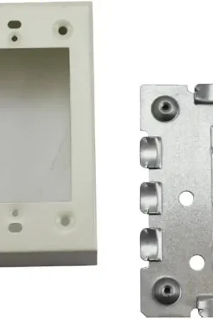 Wiremold V5744-2 Double-Gang Extra Deep Device Box 50 Volts (4-3/4 in x 4-3/4 in x 2-3/4 in) New Release