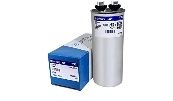 Trane CPT0237 45MFD 440V Round Capacitor Without Resistor Direct From Factory