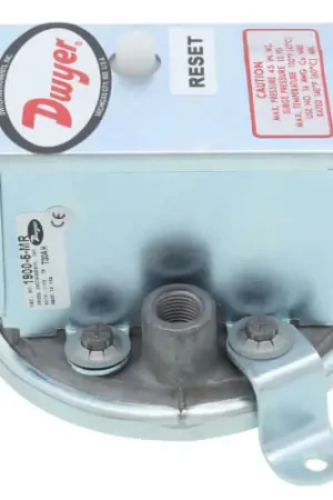 Dwyer 1900-5MR Differential Pressure Switch Manual Reset 1.4-5.5 Inch Water Column Price Drop