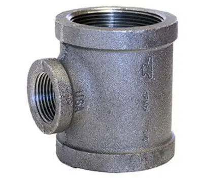 Top Pick ANVIL 0310051602 2 x 1/2 x 2 in. Female Black Malleable Iron Reducing Tee