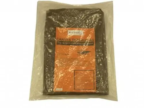 Professional Grade Anchor Brand 103-92552 10'X12' 10-Oz. W.R.M.R.Green Canvas Tarp