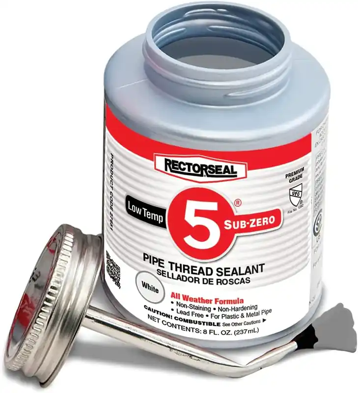 Shop Now Rectorseal 27651 No. 5 Sub-Zero Pipe Thread Sealant Low Temperature 1/2 Pint