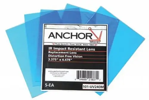 Anchor Brand 101-UV169J Cover Lens - Polycarbonate - 4.065 in x 1.84 in Genuine