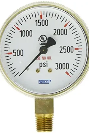 WIKA 2.5-3000 Gauge 2.5X3000 Brass Save Now