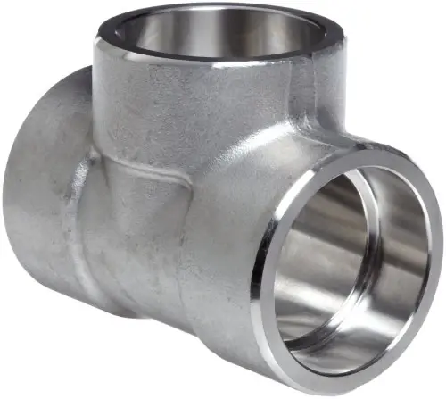 Merit Brass SW3406D-12 Tee Class 3000 304L Stainless Steel Socket Weld Bargain