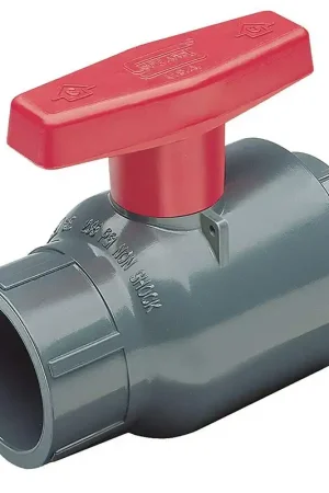 Fast Shipping Spears 2122-010 PVC Socket x Socket Compact Ball Valve, 1 Pipe Size