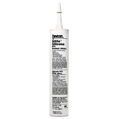 Devcon 17140 Silite Silicone RTV 10.3 oz Cartridge White Special Offer