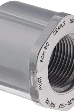 Big Sale Spears 838-167 PVC Pipe Fitting Bushing Schedule 80 1-1/4 Spigot x 3/4 NPT Female