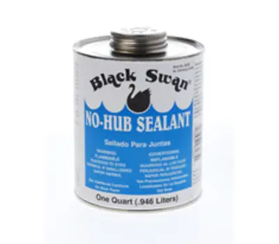BLACK SWAN 04085 No-Hub Adhesive Sealant Amber 1 qt. Replacement MPN Hassle-Free Returns