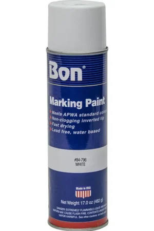 Bon 84-796 Marking Paint - White - 20 oz (12/PKG) Secure Checkout