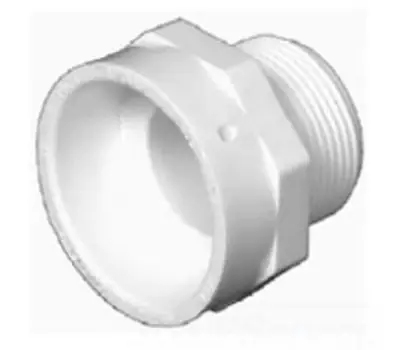 Authentic CHARLOTTE PIPE PVC001091400 3 in. Male x Hub PVC Adapter