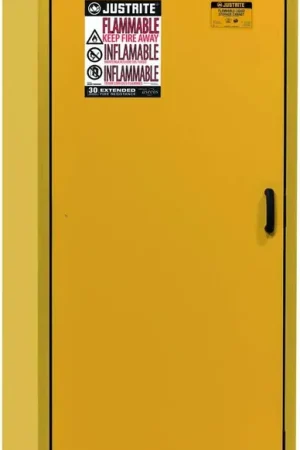 Justrite 22601 Safety Cabinet EN 30 Gal 30 Min Yellow New Release