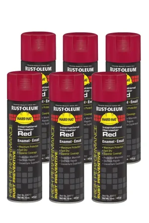 Latest Rust-Oleum 209717 V2100 System Farm Equipment Spray Paint 20-Ounce International Harvester Red 6-Pack