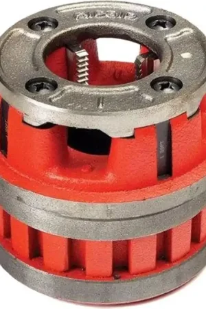Genuine RIDGID 37385 Hand Threader Die Head for Model Number- 12R, Alloy, Right Hand, 3/8-Inch
