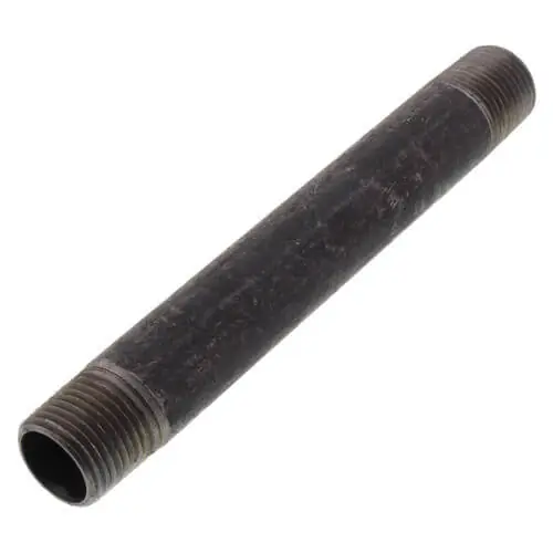 Deal Anvil 0330016403 1/2 x 6 Black Nipple