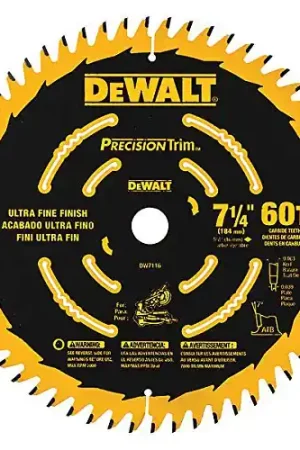 DEWALT DW7116PT 7-1/4 Precision Trim Miter Saw Blade Sale