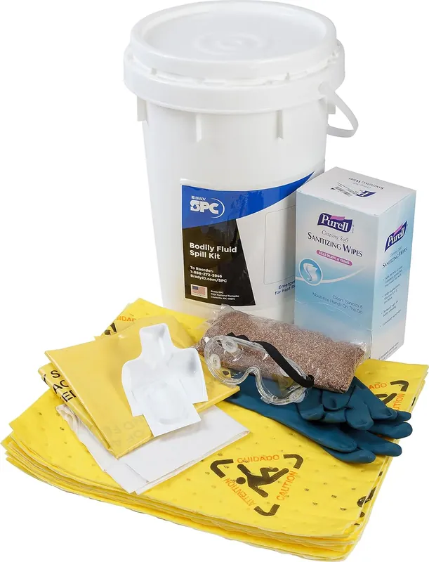 Brady SK-BF Bodily Fluids Spill Kit 9 Gal Absorbency Bargain