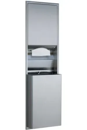 DISPENSER TOWEL W/WASTE REC 235-000000 for Bradley 235-000000 Bargain