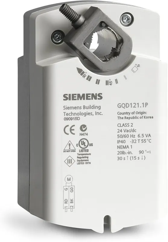 Premium Siemens GQD121.1P 20 LB-IN, SR, 2PT, 24V