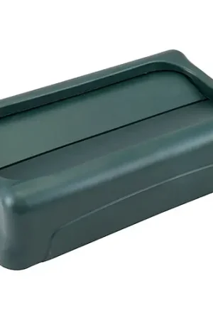 Get Yours Slim Jim Swing Lid Green for Rubbermaid RBMD1829400