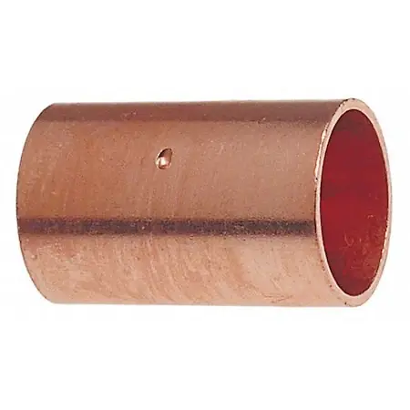 Nibco 600-DS38 3/8 NOM C Copper Coupling with Stop Next Day Delivery